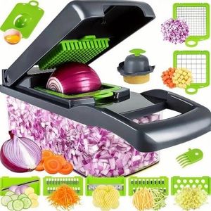 New . 14 in 1 Multi functional vegetable chopper.